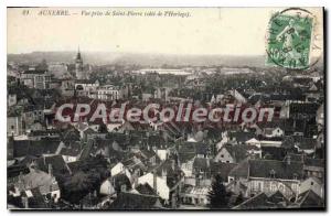 Old Postcard Auxerre Vue Prize De Saint Pierre
