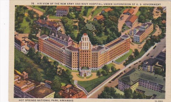 Arkansas Hot Springs New Army and Navy Hospital Curteich