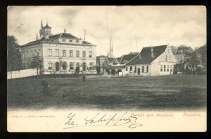 dc839 - ZAANDAM Netherlands 1904 Postcard