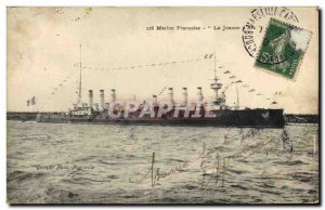 Old Postcard Boat Jeanne d & # 39Arc