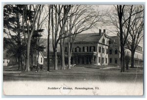 1908 Soldiers Home Houses Buildings Wagon Road Bennington Vermont VT Postcard