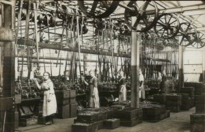 Women Work Labor Machinery Manufacturing WESTPHALIA GERMANY c1910 RPPC