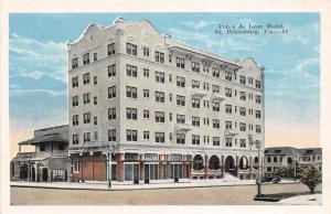 F7/ St Petersburg Florida c1915 Postcard Ponce De Leon Hotel