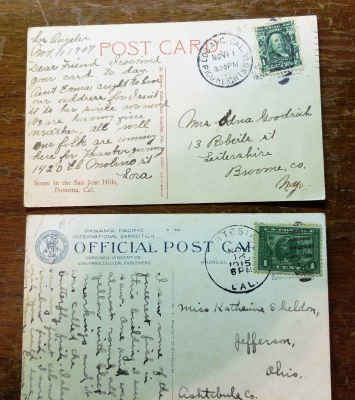 2 Early 1900’s Post Cards