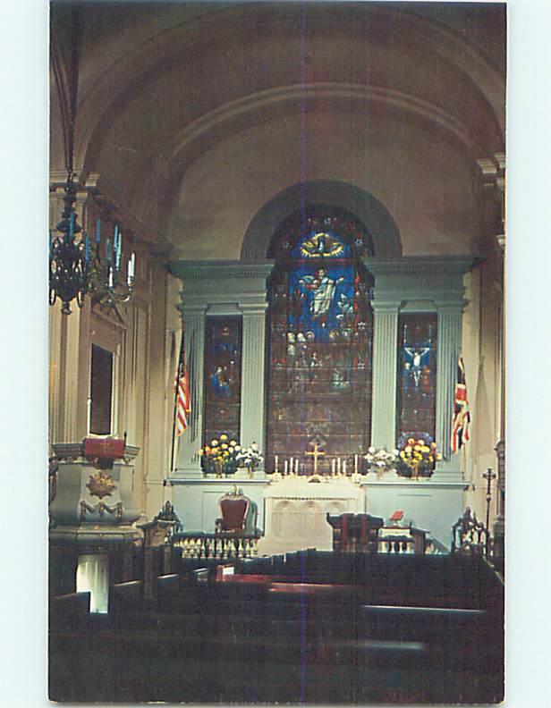 Unused Pre-1980 CHRIST CHURCH SCENE Philadelphia Pennsylvania PA p4105