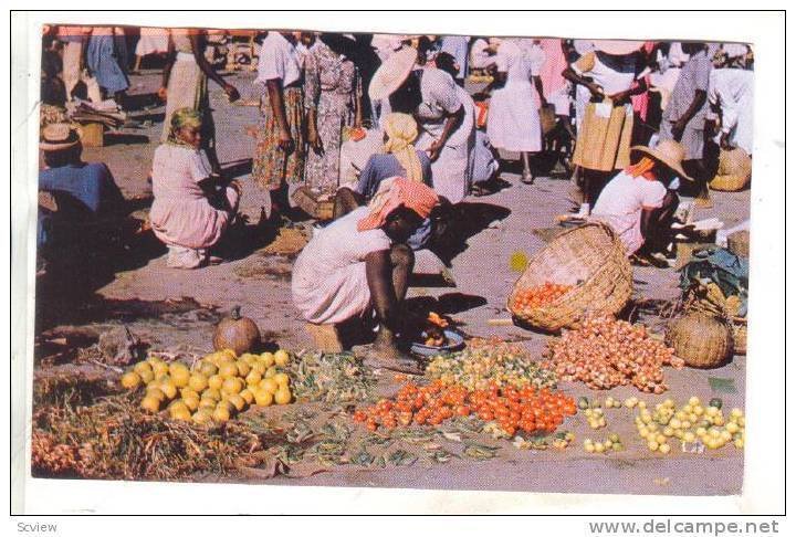 Vegetable Vendor, Croix-des-Bossales market,Port-au-Prince,Haiti, 40-60s