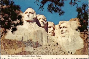 Mt. Rushmore Black Hills South Dakota Postcard PC374