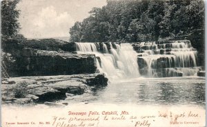 1906 Devasego Falls Catskill Mountains Prattsville Greene County NY Postcard
