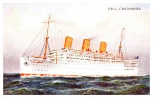 R.M.S. Strathnaver ,  P. O. Line  