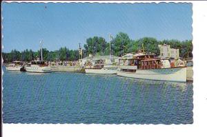 Harbour Scene, Port Elgin,  Ontario, Clear 1956 Cancel and Message