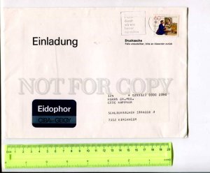 400352 GERMANY 1979 year real posted old COVER ADVERTISING CIBA-GEIGY medicine