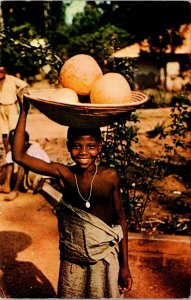 VINTAGE POSTCARD YOUNG UGANDAN BOY IMAGE BY HOLY CHILDHOOD ASSOCIATION CHARITY