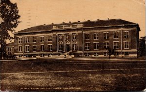 Vtg 1911 Chemical Building Ohio State University Columbus OH Antique Postcard