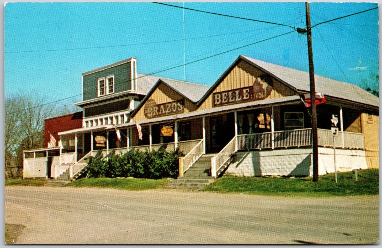 1976 Brazos Belle Inn Tearoom And Antiques Historic Burton Texas