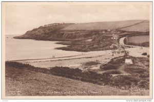 TUCK: FALMOUTH, Cornwall, England, United Kingdom; Swanpool Beach and the Sta...