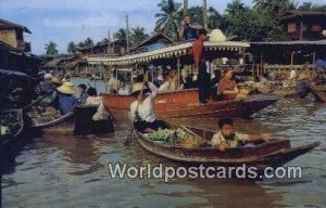 Wad Sai Floating Market Dhonburi Thailand Unused 