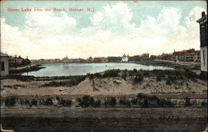 Belmar NJ Silver Lake from the Beach c1910 Vintage Postcard