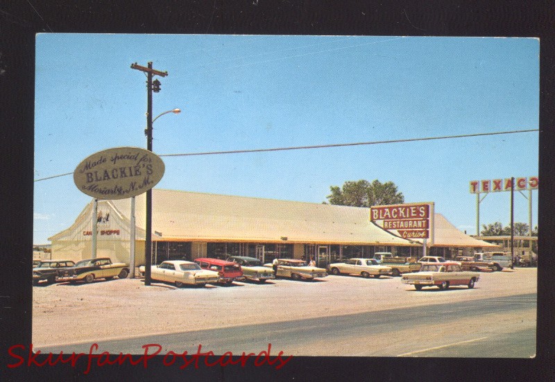 Moriarty New Mexico Route 66 Blackie's Place Restaurant 1960'S Cars