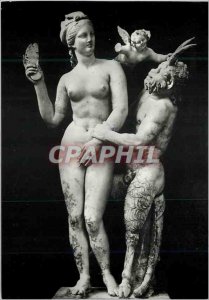 Postcard Modern Athens National Museum Aphrodite Eros Pan