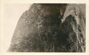 1920s Chapel Pond Road Auto St Heuberts New York RPPC real photo postcard 7473