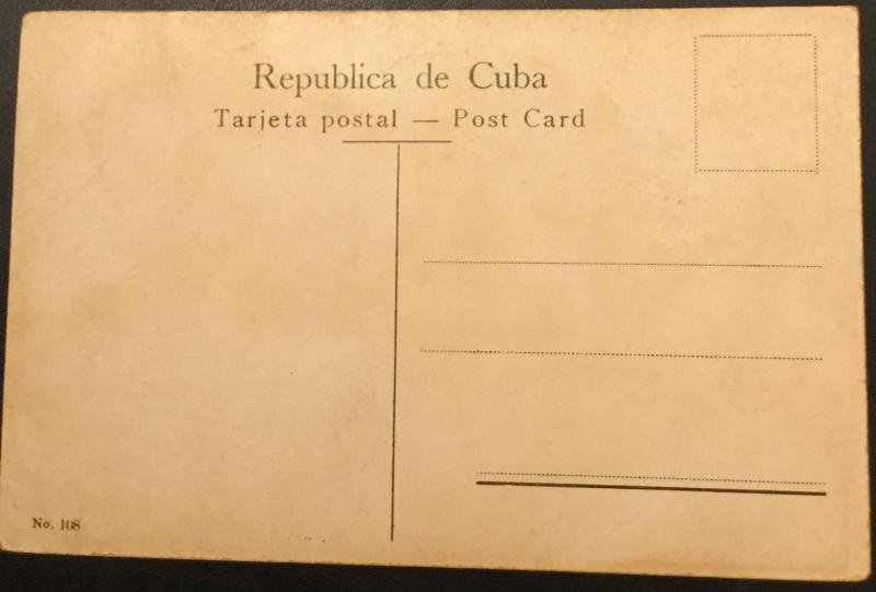 Postcard Unused Central Park & Plaza Hotel Havana Cuba No 108 LB