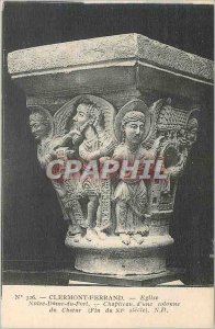 Old Postcard Clermont Ferrand Church of Our Lady of the Harbor Capital of a c...