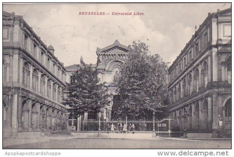 Belgium Brussells Universite Libre 1913