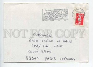 421454 FRANCE 1990 year Mirecourt ADVERTISING real posted COVER