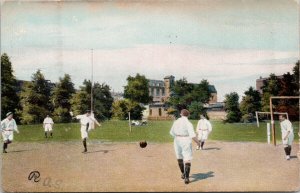 Soccer Football Players Sport Athletes Carte Postale Postcard F85