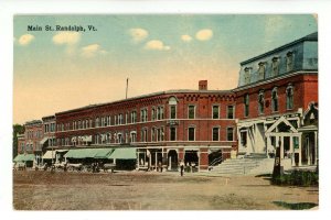 VT - Randolph.  Main Street ca 1914