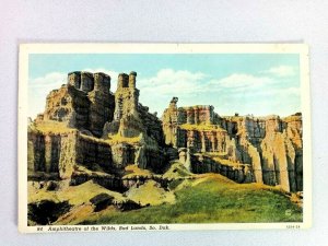 Vintage Postcard Amphitheatre of the Wilds Bad Lands South Dakota