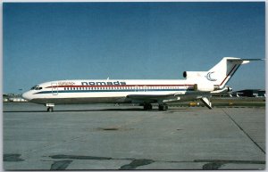 Airplane Nomads Airlines Boeing B-727-221 N727M MSN 22541 Atlanta, GA Postcard