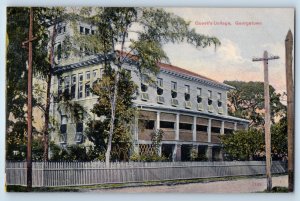 Guyana Postcard View of Queen's College Georgetown c1910 Antique Unposted