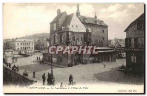 Old Postcard Honfleur Lieutenancy the Hotel de Ville