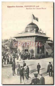 Old Postcard Beer Brewery Marseilles Colonial Exhibition Pavilion of & # 39Am...