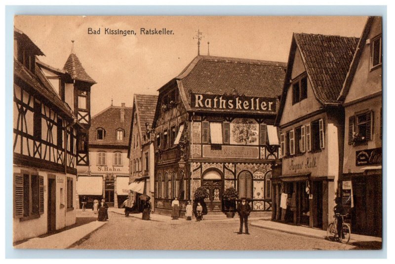 c1910s Bad Kissingen Ratskeller Bad Kissingen, Germany Unposted Postcard