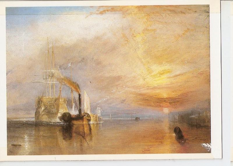 Postal 045745 : The Fighting Temeraire. The National Gallery