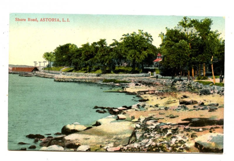 NY - Long Island, Astoria. Shore Road Scene