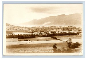 c1910 RPPC Town View West Summerland Houses Buildings Postcard P128E