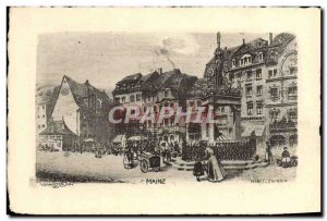 Old Postcard Mainz