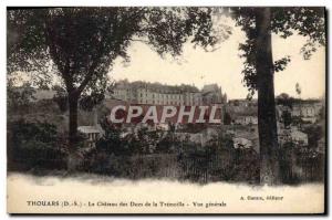 Old Postcard Thouars Le Chateau des Ducs De La Tremoille Vue Generale