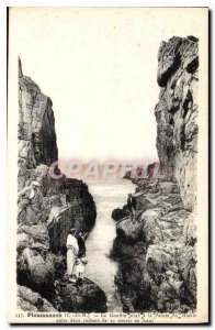 Postcard Old Ploumanach C N Chasm located at the tip of the devil between two...
