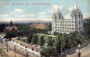 Temple and Tabernacle - Salt Lake City, Utah UT  