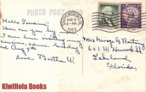 Postcard RPPC Old Main SSC Shippensburg PA