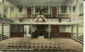 Boston, Mass., Interior of Faneuil Hall