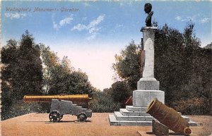 Wellington's Monument Gibraltar Postcard.