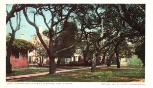 Commanding Officers' Quarters Fort Monroe Virginia Detroit Pub. Vintage Postcard