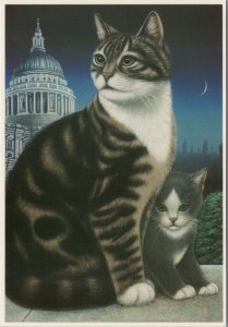 Animals Art Postcard - Cats, Faith The St Paul's Cat (Repro) Ref.RR17908