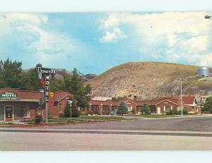 Unused Pre-1980 JEWELL MOTEL Montpelier Idaho ID s4030@