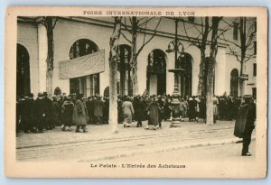 France Postcard Lyon International Fair The Buyers' Entrance Hall c1930's